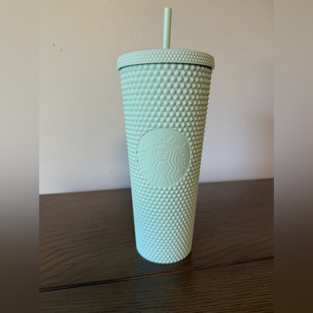 Starbucks Pale Mint Studded Tumbler with Straw